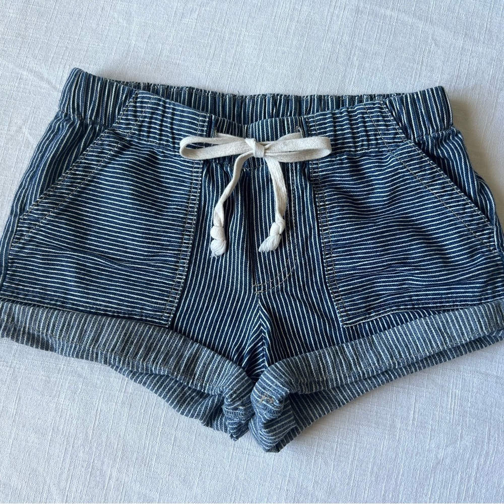 Striped Blue Women's Shorts